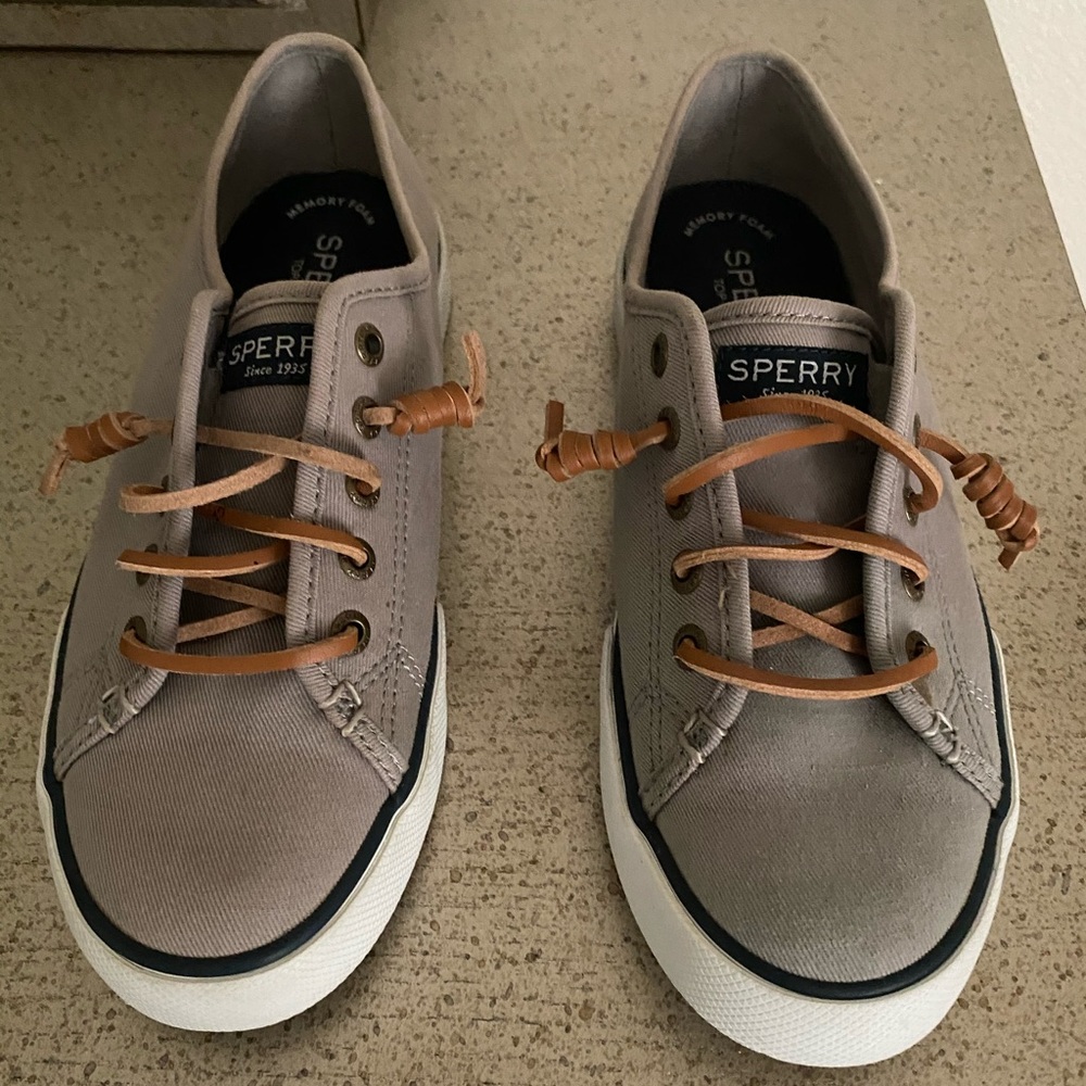 Sperry Light Feather Grey Shoes
